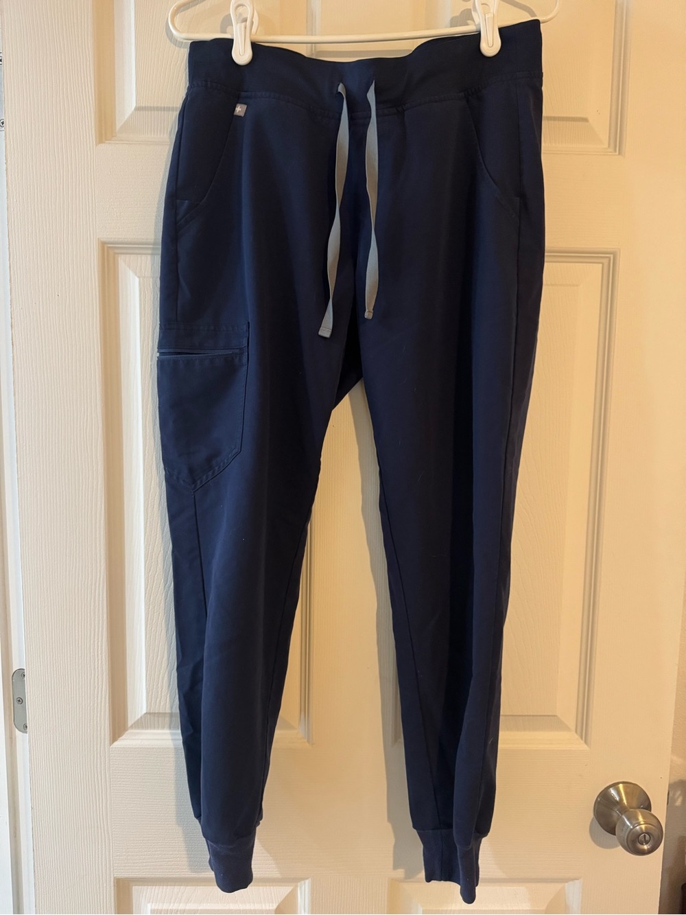 Figs Navy Drawstring Cargo Joggers